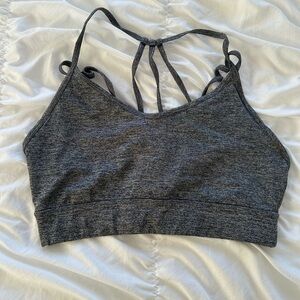 Gray Women's Sports Bra